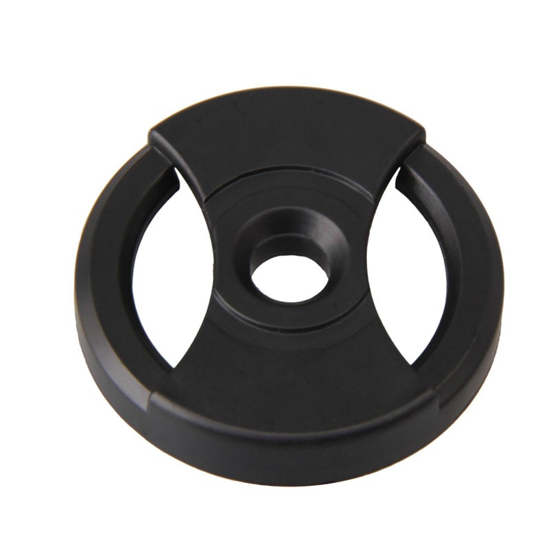 Lovermusic Black 7 Inch 45 RPM ABS Vinyl Record Centre-Hole Adapter for Turntables Record - Image 1
